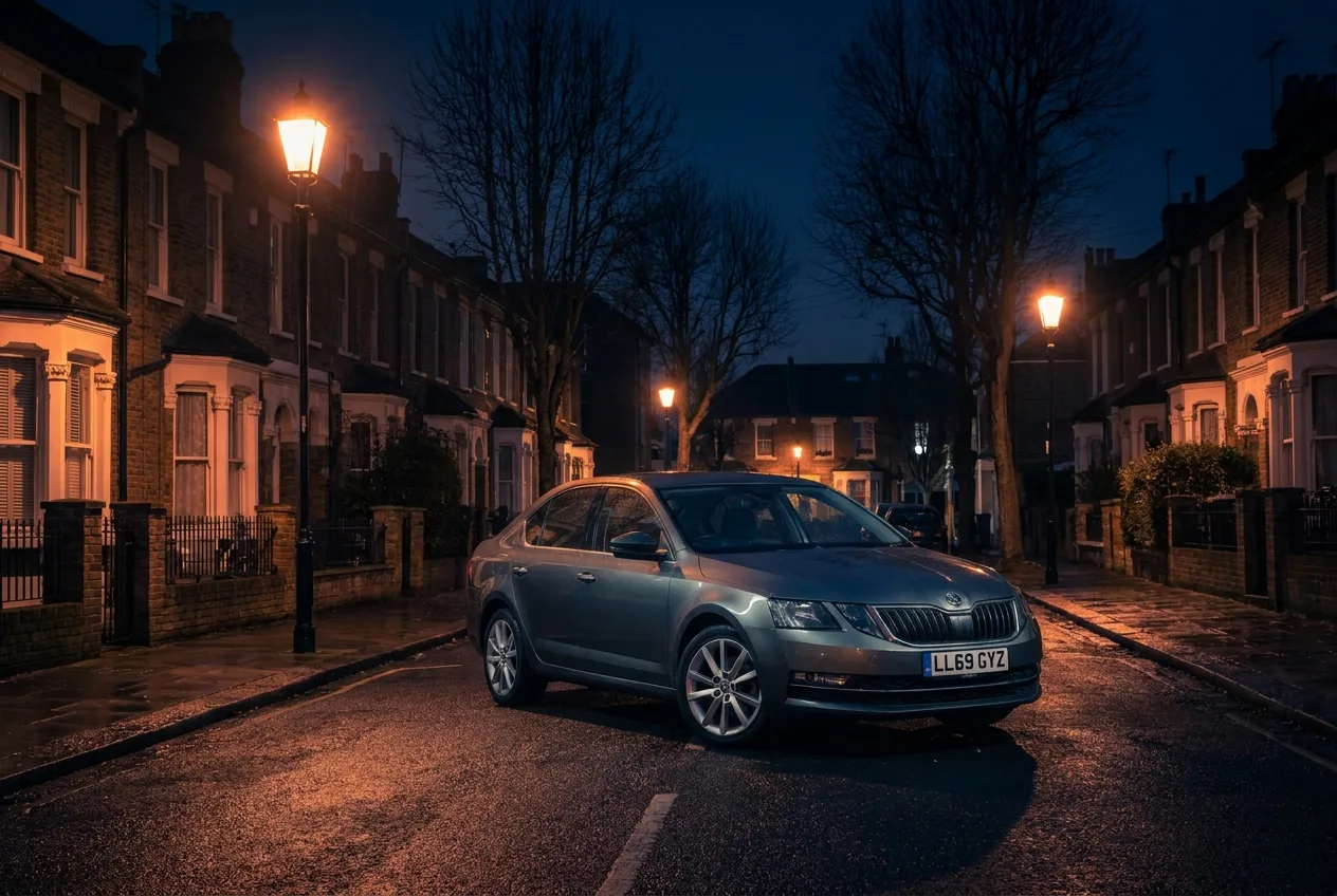 A Value Cars taxi on a local street in Wickford